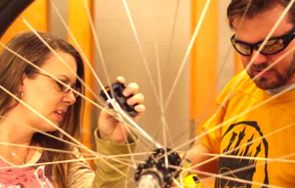 Cape Fear College Students Build Their Own e-Bikes CFCC Student builds an e-bikes for the Azalea Fest parade