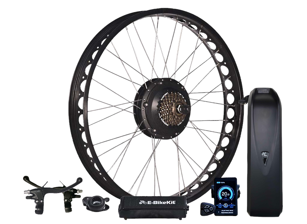 Electric Fat Tad Trike Conversion Kit System w 48v Li Ion Battery