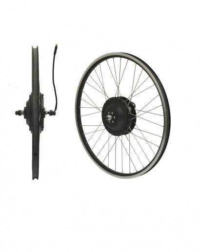 Front 500-1000wE-BikeKit Geared Motor - Wheel Only