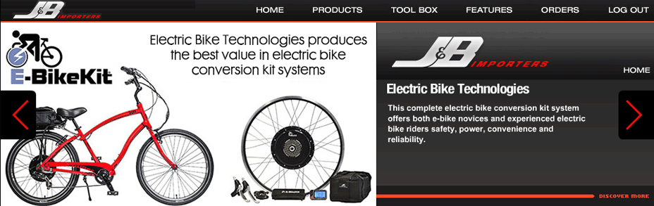 J&B offers E-BikeKit Conversion Systems