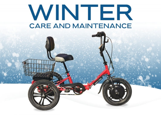 Winter Care and Maintenance for your electric bike or trike