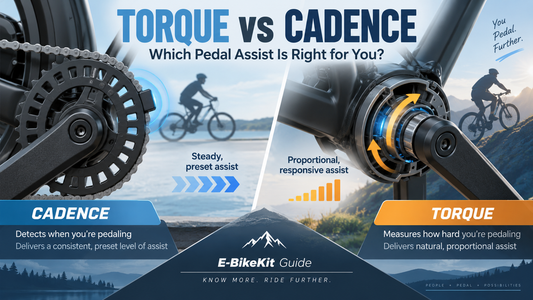 Torque Sensor vs Cadence Sensor: Which E-Bike Pedal Assist Is Right for You?