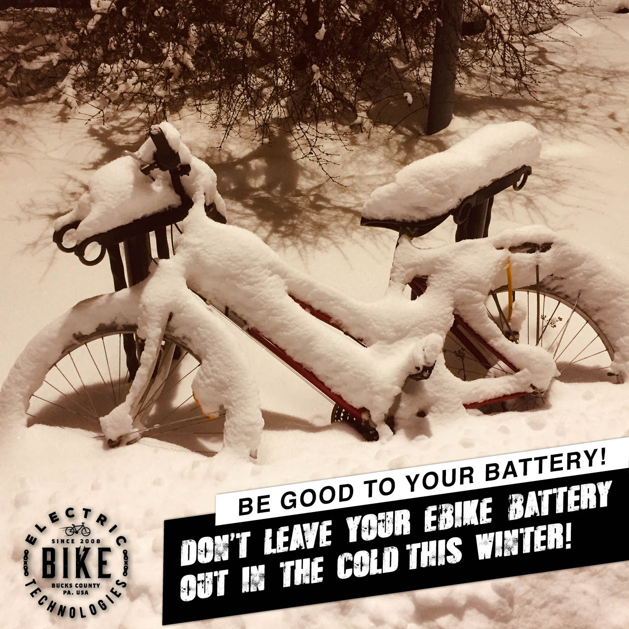 Caring for Your Electric Bike or Trike this Winter