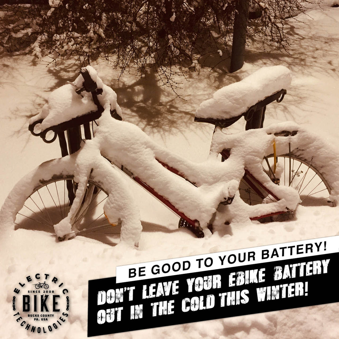 Caring for Your Electric Bike or Trike this Winter