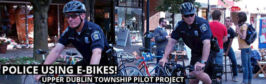Police use E-BikeKit™ Conversion Kit for Patrol E-Bikes