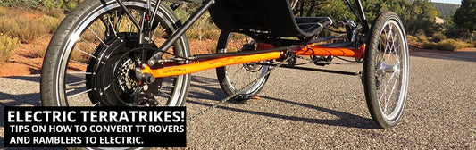 How to convert a TerraTrike recumbent tricycle to electric