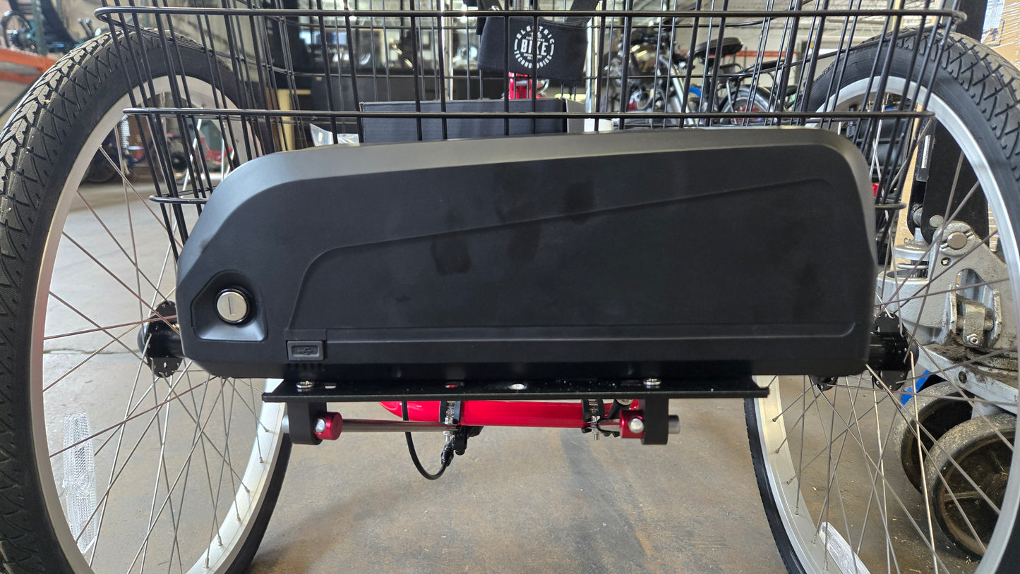 E-BikeKit Upright Trike Battery Mounting Hardware Set