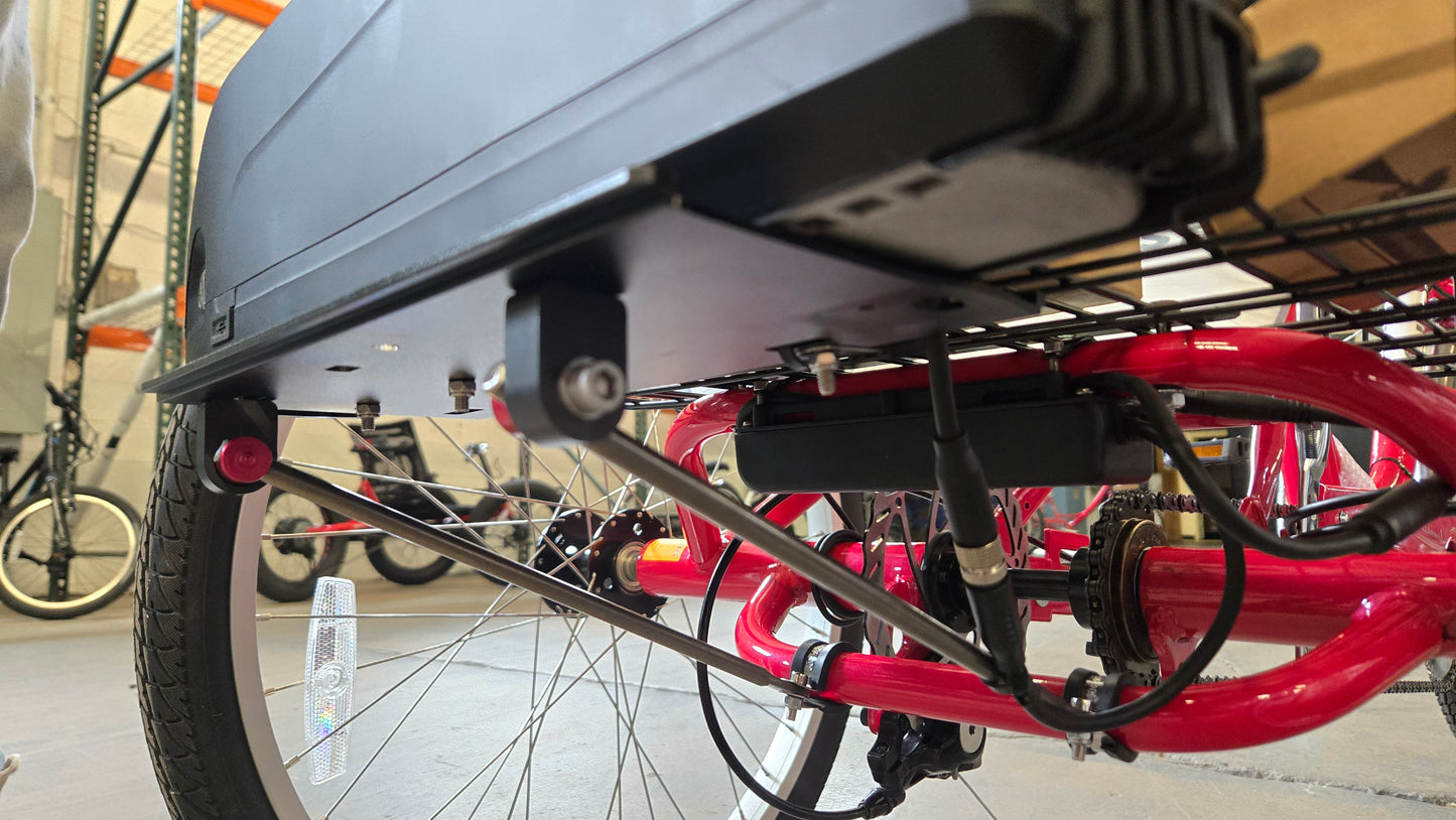 E-BikeKit Upright Trike Battery Mounting Hardware Set