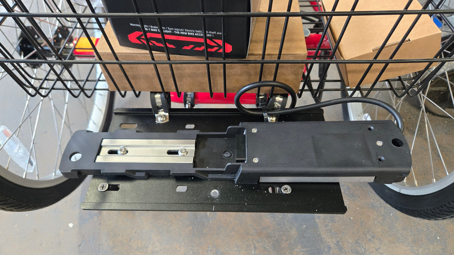 E-BikeKit Upright Trike Battery Mounting Hardware Set