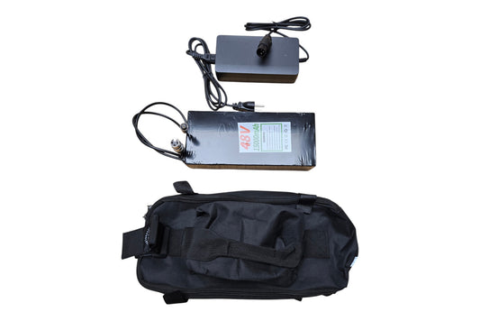 48V 15Ah PVC Battery Pack – Optional Charger & Bag