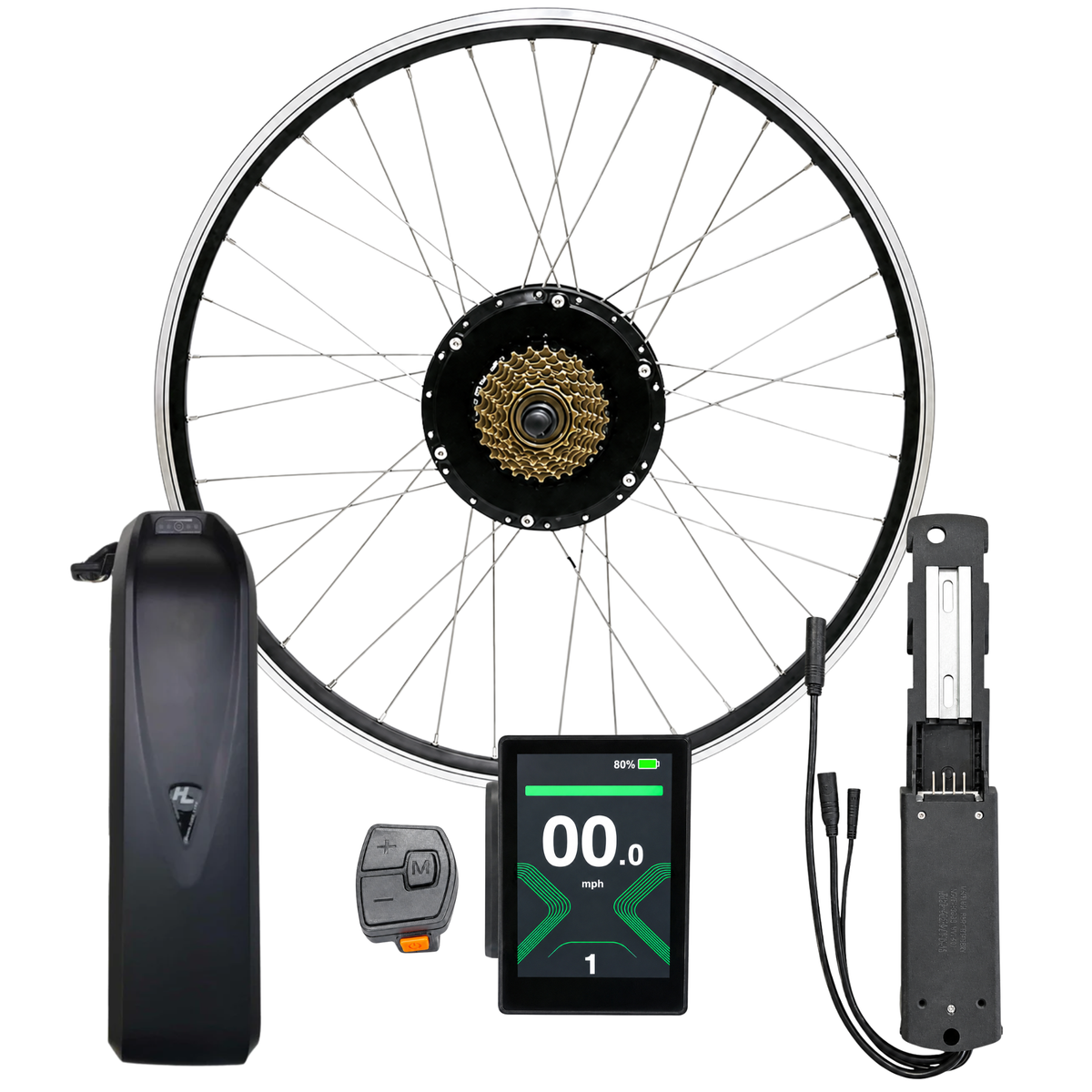 E-BikeKit Rear Wheel Conversion System – 48V 15Ah Battery