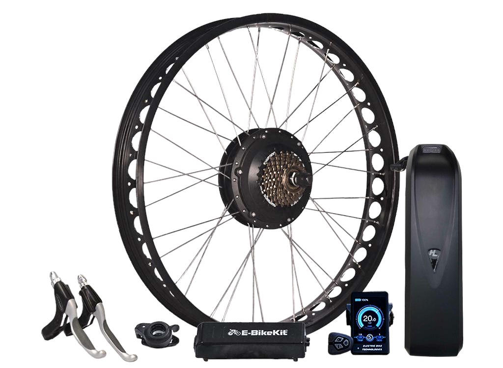 500w Rear Fatbike E-Bike Conversion System w/ 48v Li-Ion Battery 20
