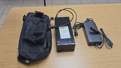 48V 15Ah PVC Battery Pack – Optional Charger & Bag