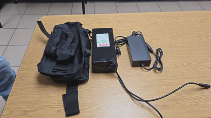 48V 15Ah PVC Battery Pack – Optional Charger & Bag
