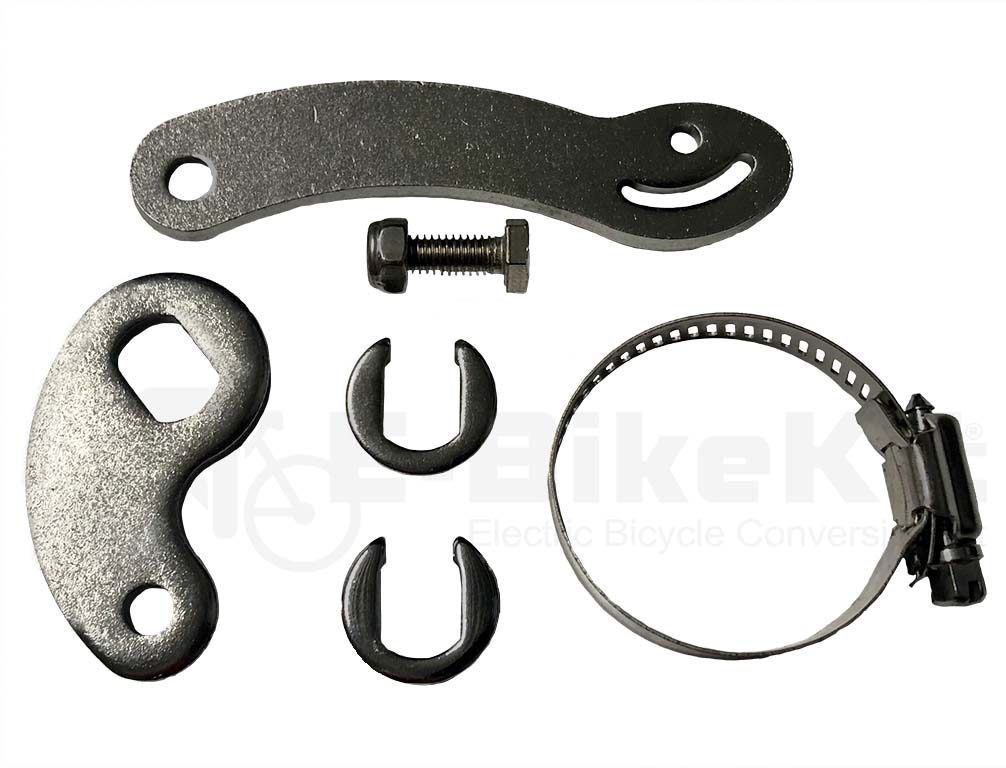 E-BikeKit  Torque arm, c-washers, and clamp